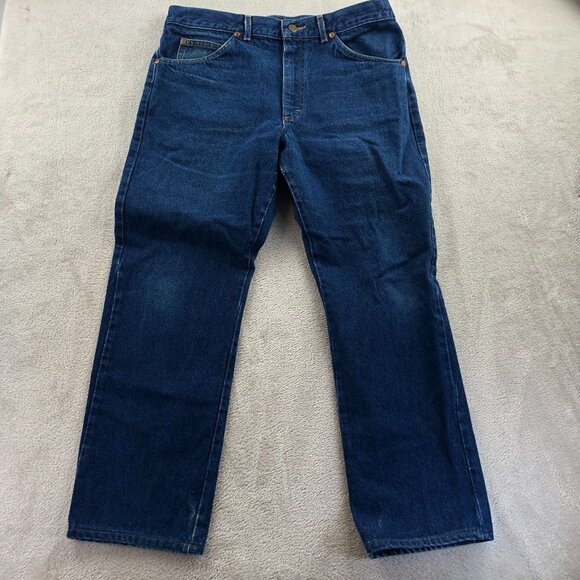 Men's Lee Vintage Blue Denim Jeans Size 35X30 Made In USA - Picture 13 of 14